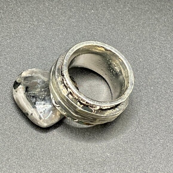 Sun and Moon Boho Spinner Ring #1207 - Picture 8 of 10